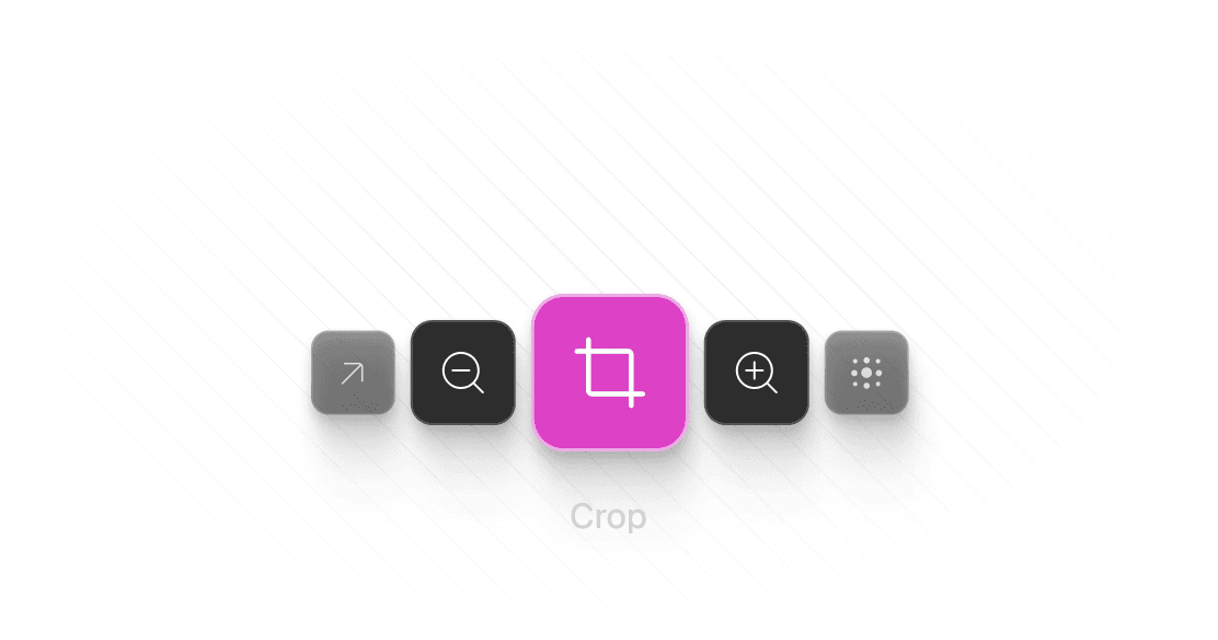 Built-in screenshot editor interface